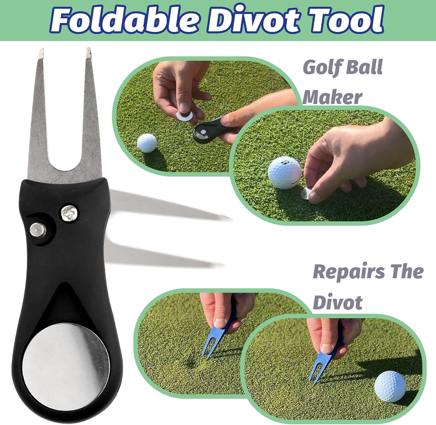 Comprehensive 29-in-1 Golf Essentials Kit - Includes Golf Towel, Club Brush, Gift Golf Balls, Line Stencils and Pens, Tees, Markers, and Divot Repair Tool - Premium Accessories for Golf Enthusiasts