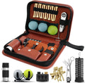 Men's Golf Accessories Kit: Comprehensive Gift Set with Rangefinder, Multi-Function Clubs, Golf Balls, Brushes, Scorekeeper, Shafts, Clips, and Gift Boxes