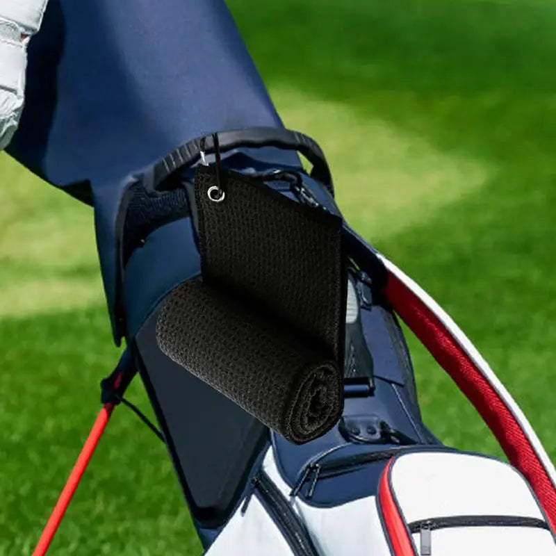 Microfiber Golf Towel - Soft, Absorbent Cleaning Rag with Clip for Golf Clubs and Accessories