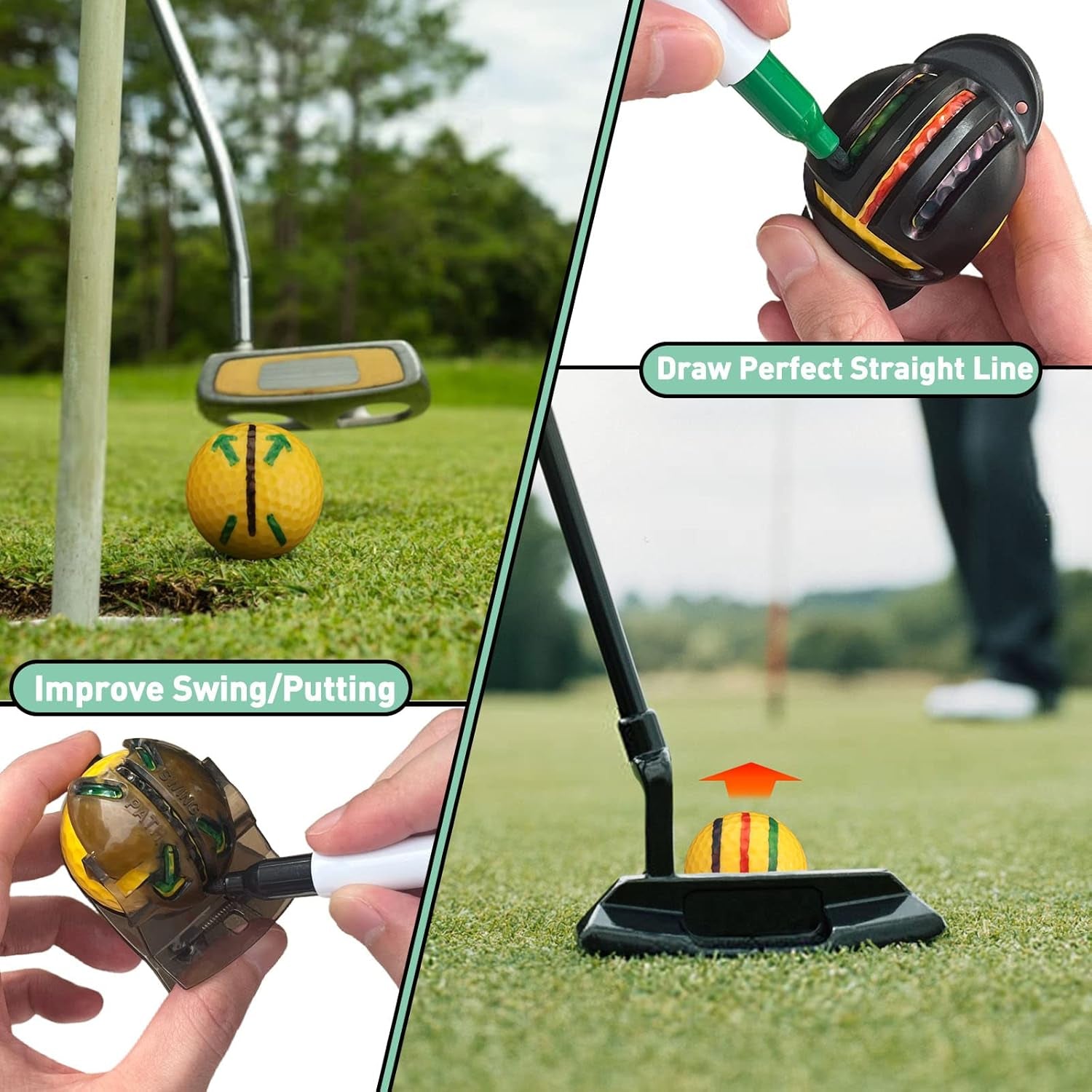 Comprehensive 29-in-1 Golf Essentials Kit - Includes Golf Towel, Club Brush, Gift Golf Balls, Line Stencils and Pens, Tees, Markers, and Divot Repair Tool - Premium Accessories for Golf Enthusiasts