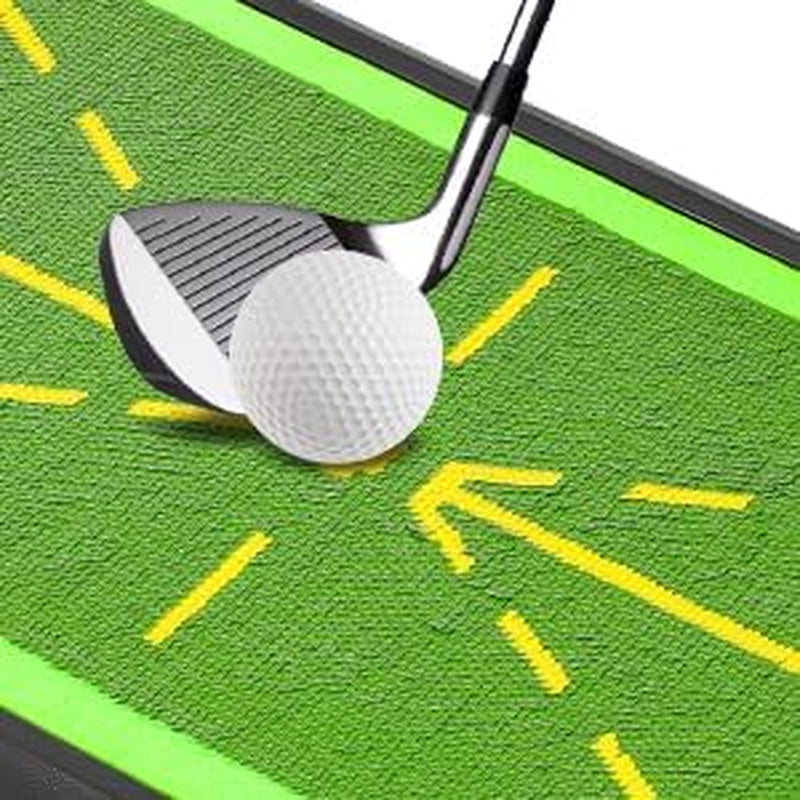 Professional Golf Swing Training Mat with Path Feedback for Indoor and Outdoor Use - Perfect for Beginners and All Skill Levels